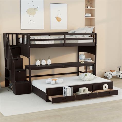 twin xl bunk bed frame